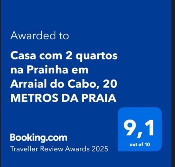 Casa Com 2 Quartos Na Prainha Em Arraial Do Cabo, 20 Metros Da Praia Kültér fotó